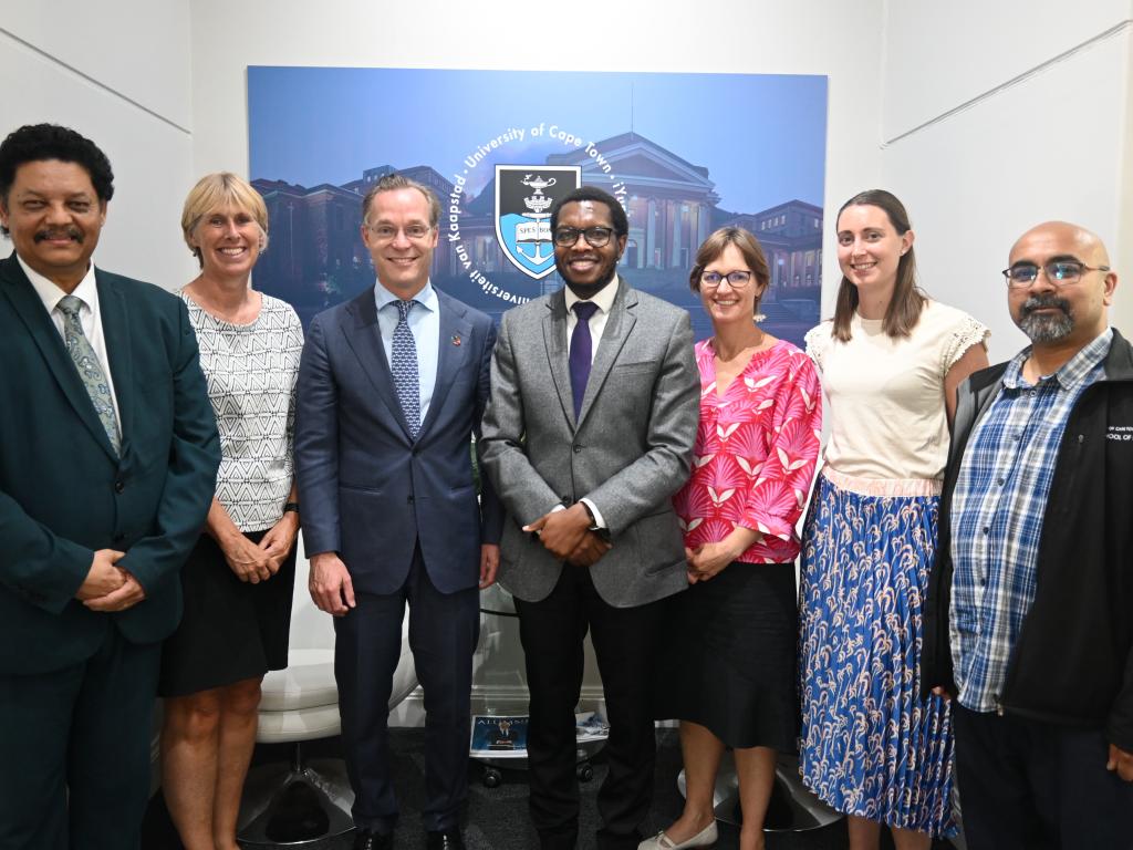 Netherlands Prince and UCT delegation